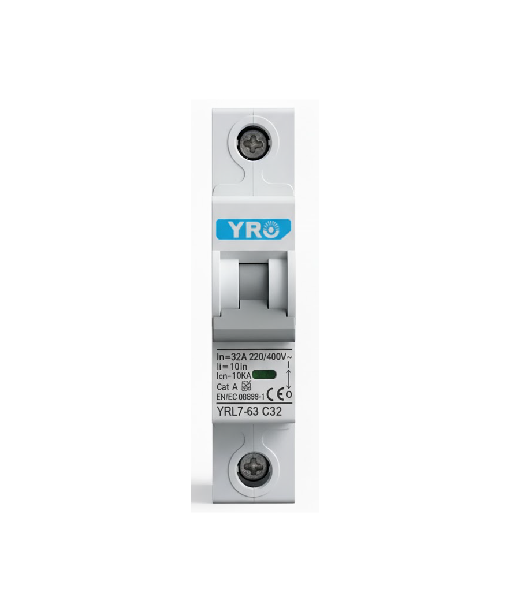 Interruptor Automático YRO YRL7 Unipolar 25A 6kA  110/220V AC 
