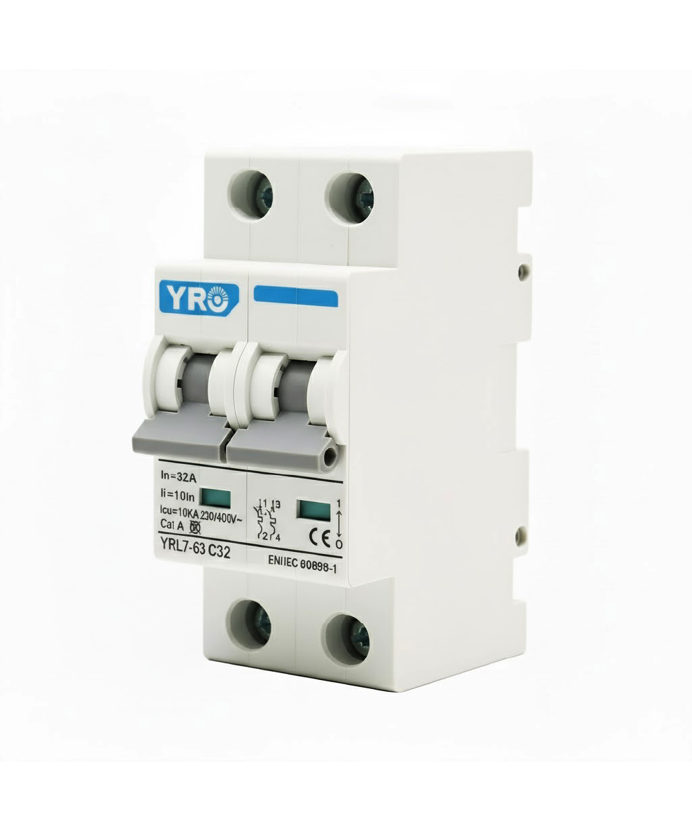 Interruptor Automático YRO YRL7 2P 16A 6kA 110/220V AC - Imagen 2