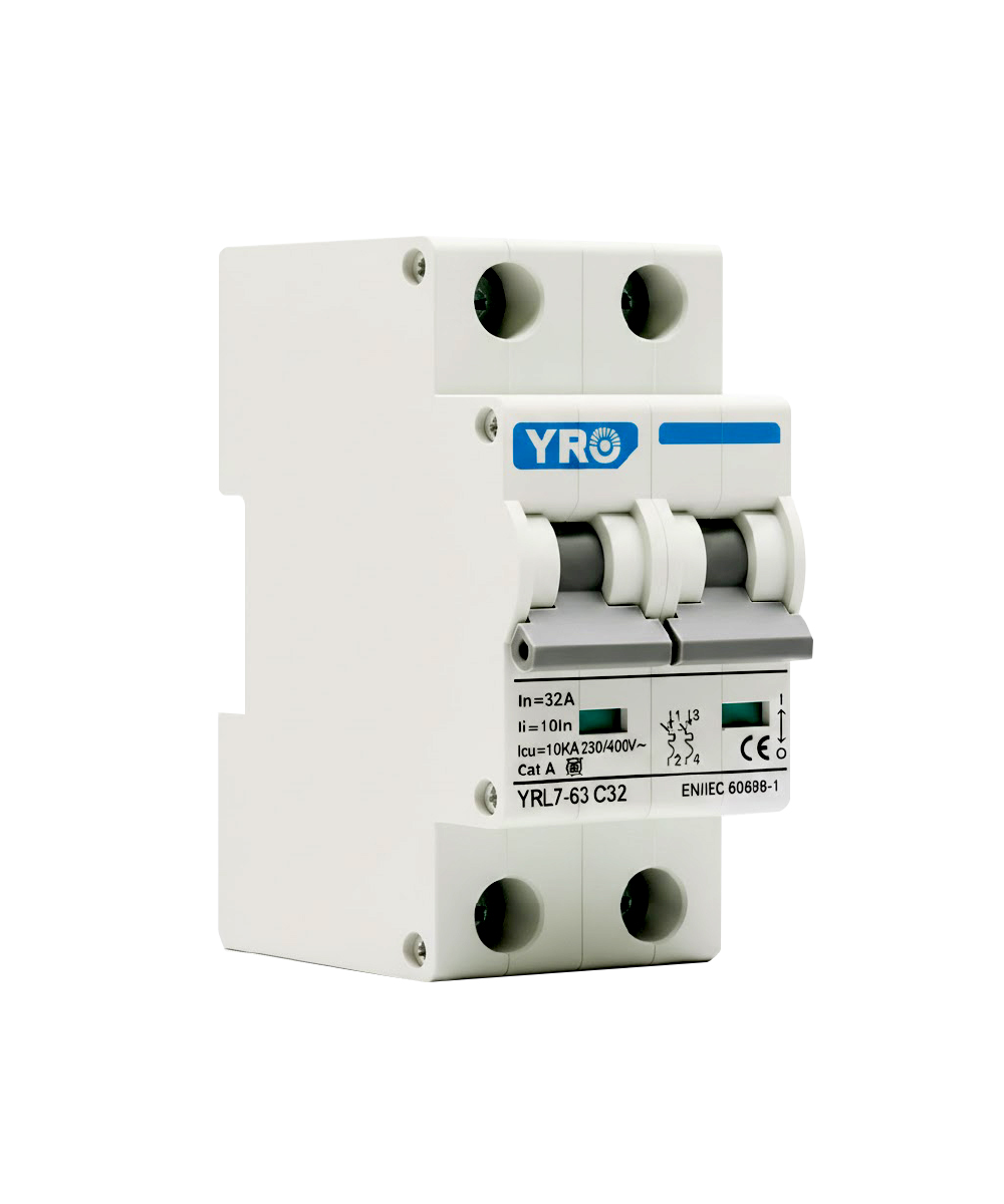 Interruptor Automático YRO YRL7 2P 100A 6kA 110/220V AC - Imagen 3