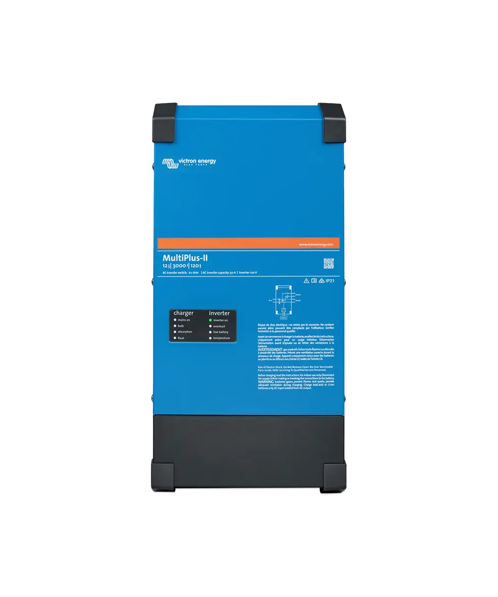 Inversor Cargador Aislado Monofásico 3kVA 12V Victron MultiPlus-II 120V 12/3000/120-50
